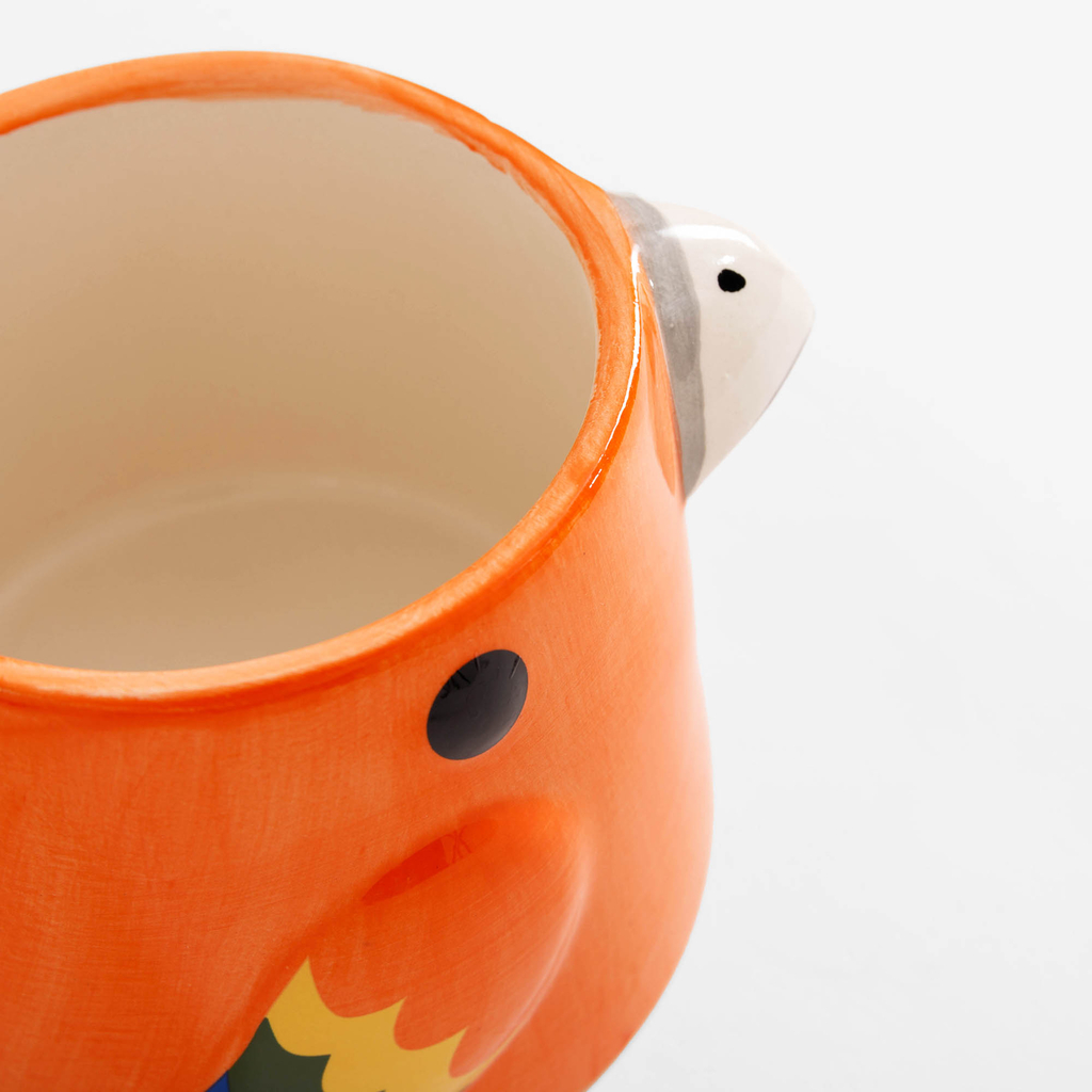 Kvetináč na balkón, vták, MIX