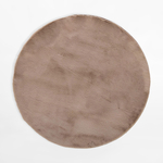Okrúhly koberec RABBIT, taupe, 120 cm
