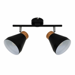 Stropné 2-bodové svietidlo, matná čierna HANDA