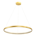 Závesná lampa LED zlatá CARLO 80 cm