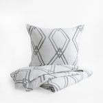 Geometrická bavlnená posteľná bielizeň JERSEYLOVE 160x200 cm