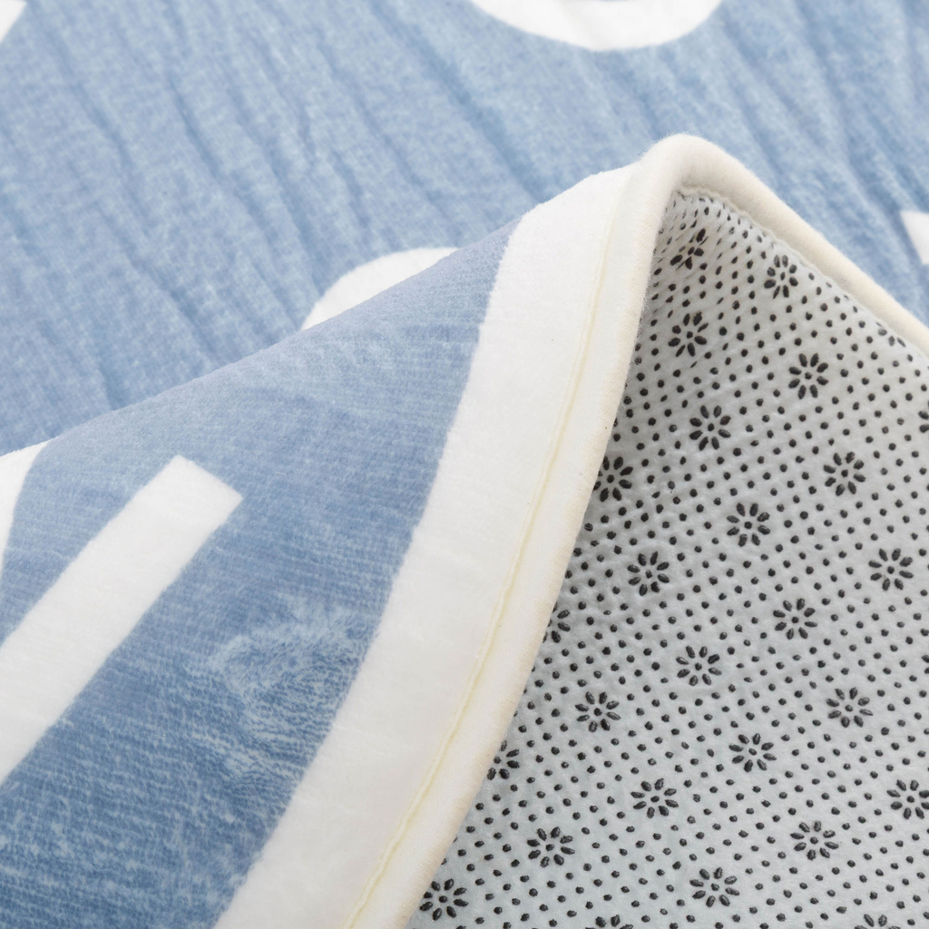 Okrúhly koberec s písmenkami WORDS, 100 cm