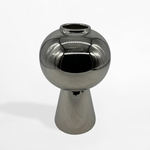 Moderná váza strieborná 25 cm