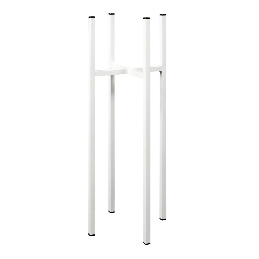 Kovový stojan na kvetináč ANGERS biely