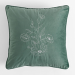Dekoračná obliečka na vankúš zelená PERLA 45x45 cm