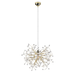 Zlaté závesné svietidlo GLORIA