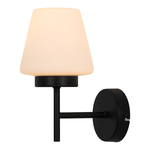 Klasické nástenné svietidlo REBEL čierne