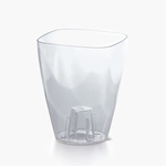 Priehľadný kvetináč COUBI na orchidey 13,2x16,5 cm