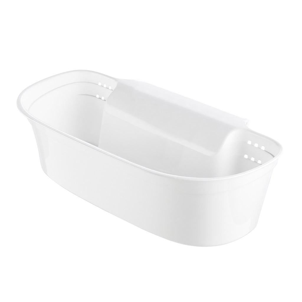 Závesná biela nádoba na kuchynský odpad 2,2 l