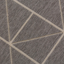 Koberec s trojuholníkmi FABIO 120x170 cm, sivá farba