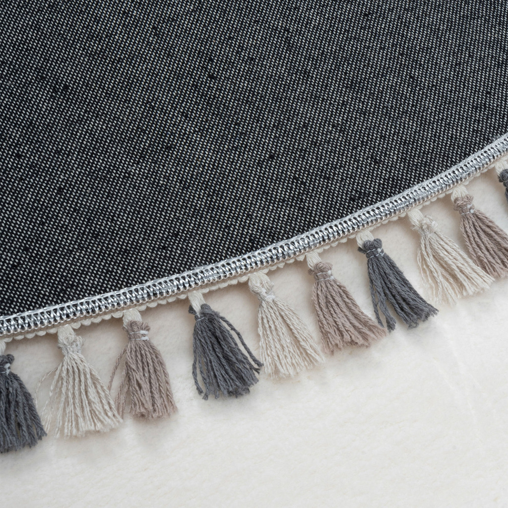 Okrúhly koberec so strapcami MUUM 120 cm