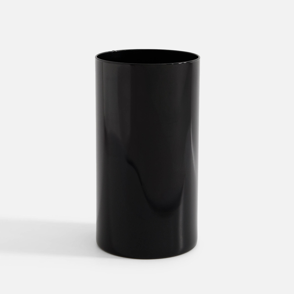 Sklenená váza čierna LUCA 29 cm