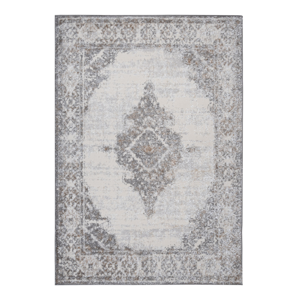 Retro sivý koberec SALSA 67x120 cm