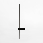 Minimalistické nástenné svietidlo LED čierne ARCO