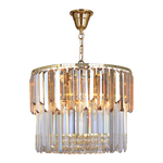 Závesná lampa CAMILLE glamour zlatá 40 cm
