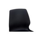 Jedálenská stolička čierna eko koža GOJA
