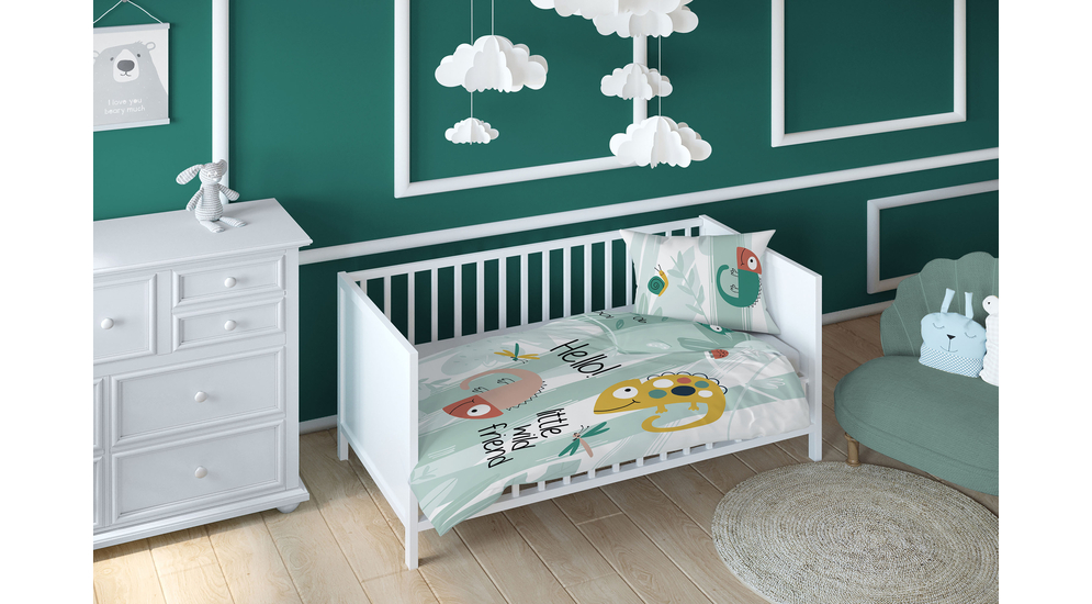 Detská posteľná súprava CHAMELEÓN 100x135 cm