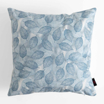 Obliečka na vankúš v listoch v modro-bielej farbe AURIR 45x45 cm