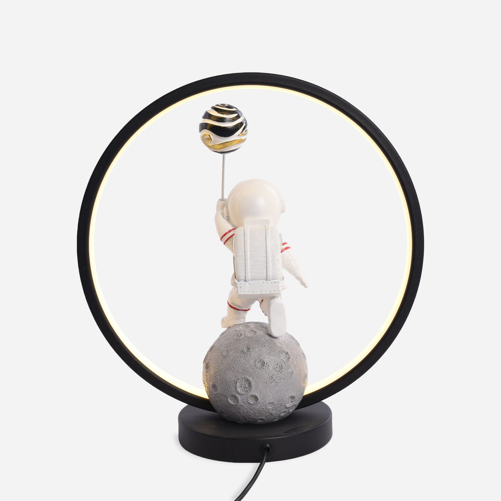 Dekoratívna stolná LED lampa ASTRONAUT s balónom