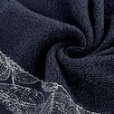 Tmavomodrý bavlnený uterák AGIS 70x140 cm