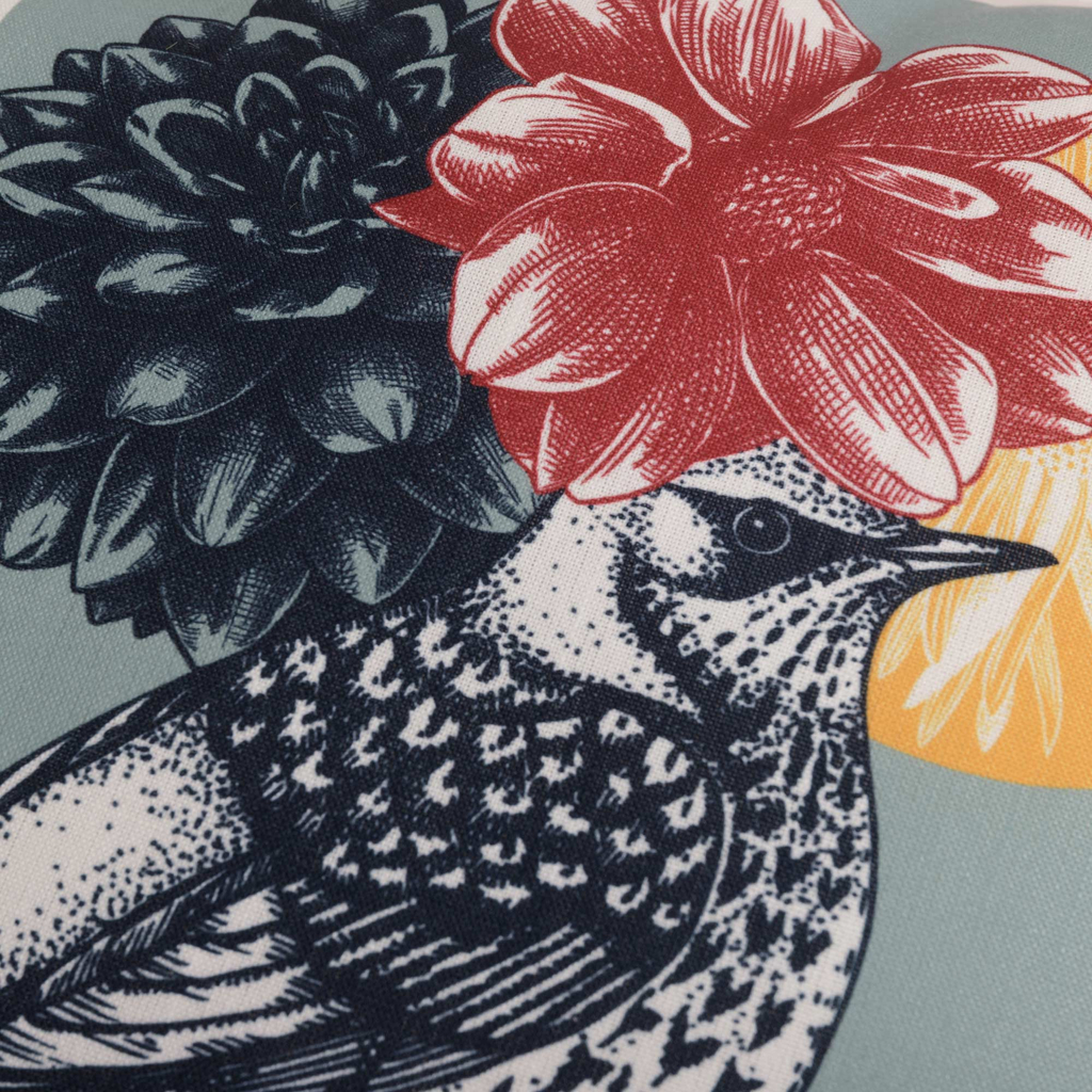 Dekoračná obliečka na vankúš bielo-oranžová DALI 45x45 cm