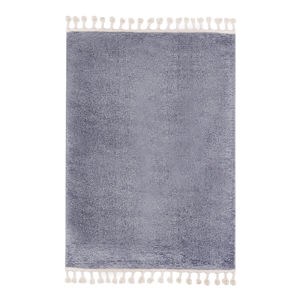 Sivý koberec so strapcami ALASKA 120x170 cm