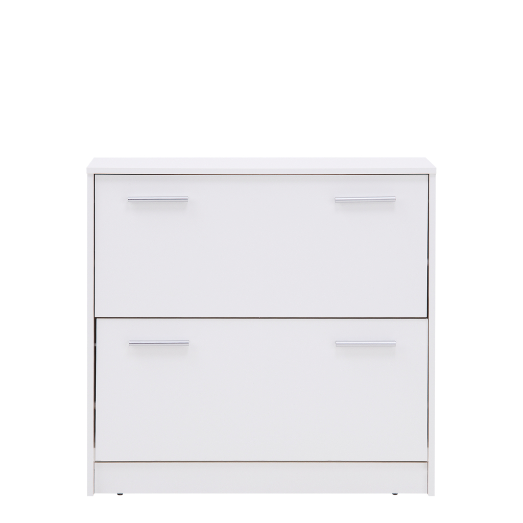 Skrinka na topánky biela OPTI