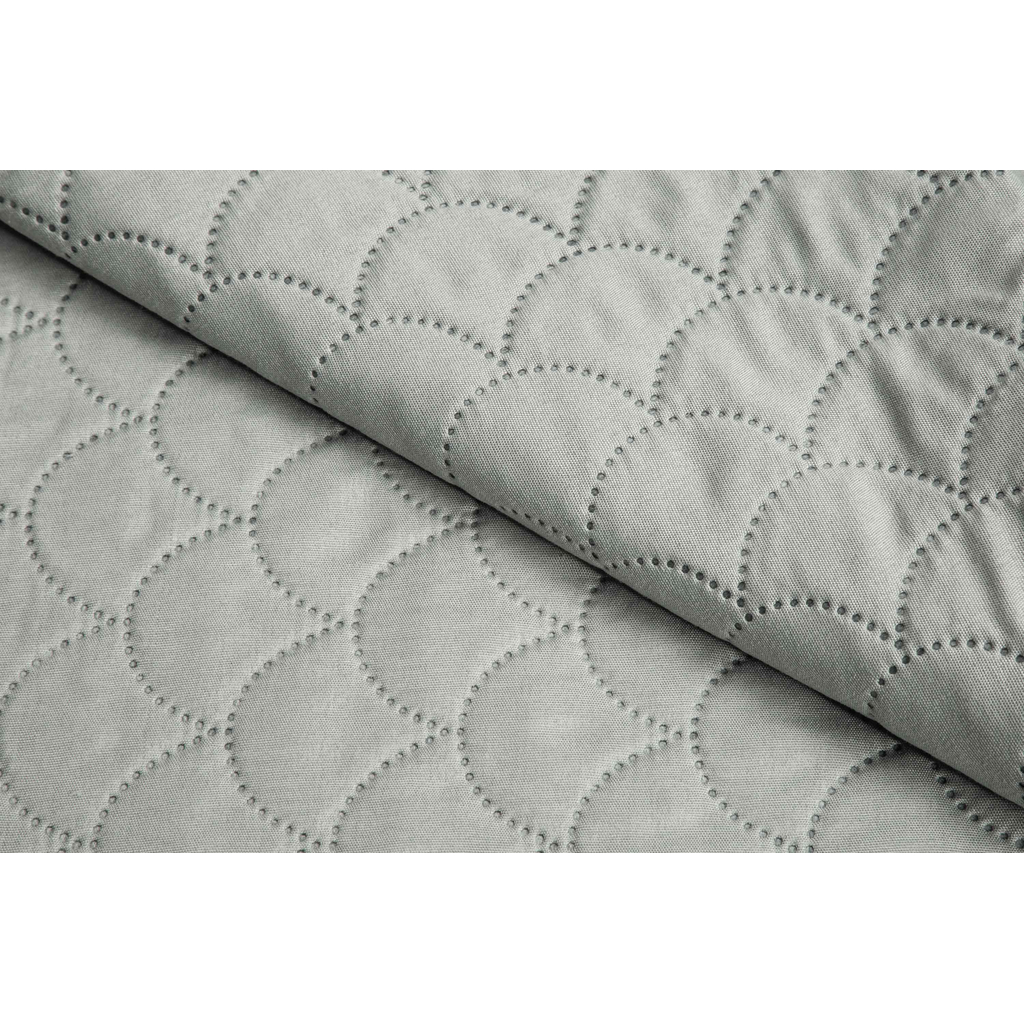 Prehoz na posteľ NICEA svetlosivý 200x220 cm