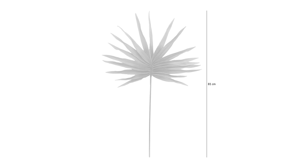 Grafika poglądowa - sztuczny kwiat z zielonymi liśćmi 81 cm.
