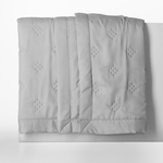 Prehoz na posteľ svetlosivý CLOUD 220x200 cm