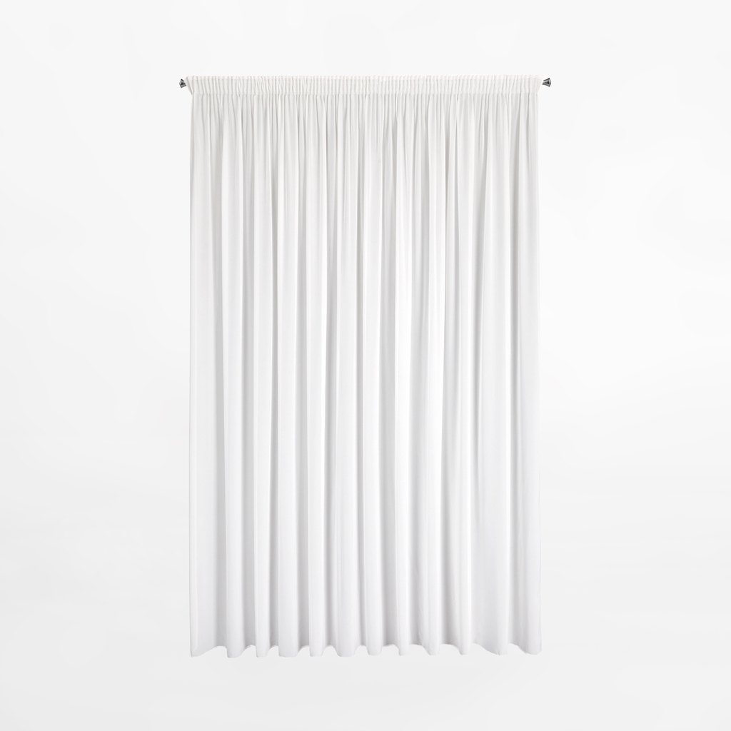 Záclona na páske v bielej farbe DEBRA 400x270 cm