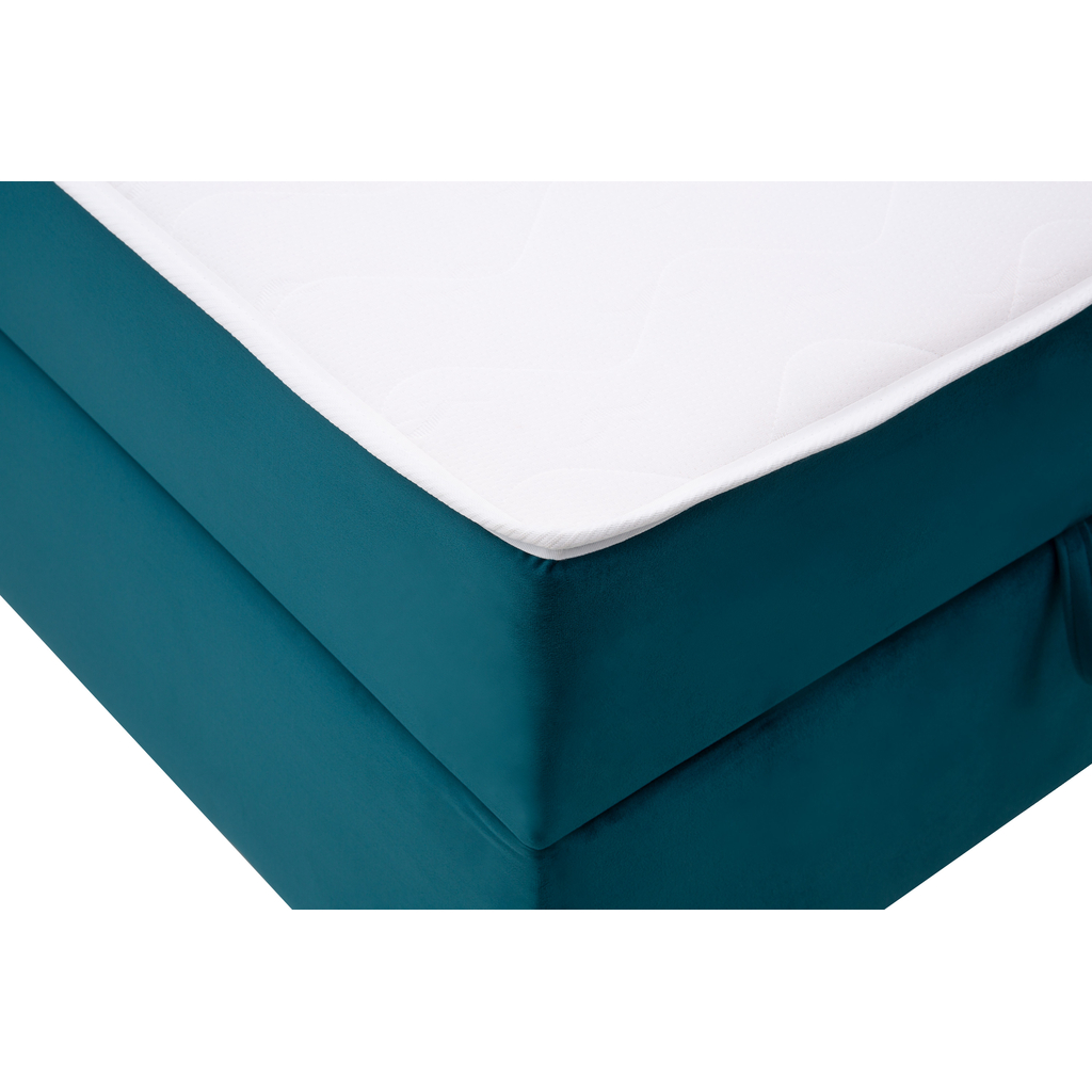 Kontinentálna posteľ PRIMO LUX tyrkysová 160x200 cm