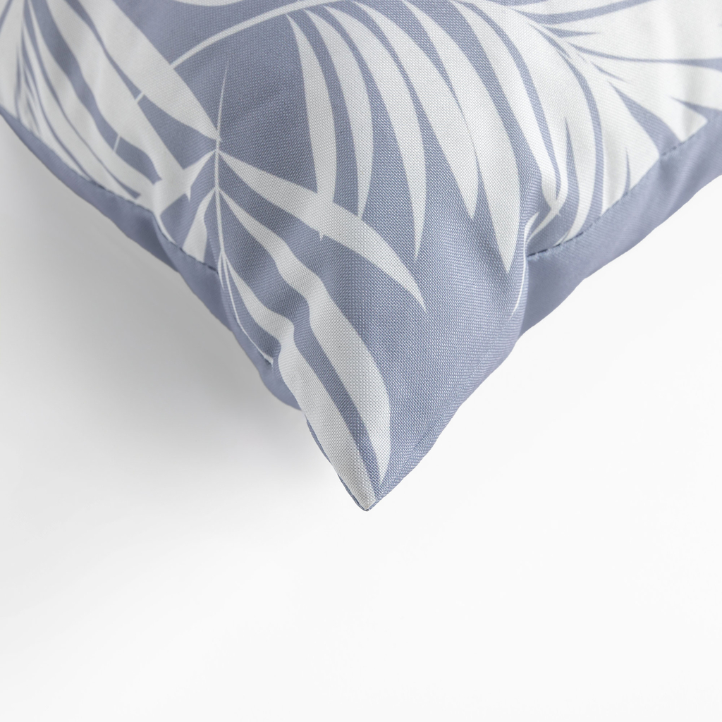 Dekoračný vankúš sivý SAMBA, 45x45 cm