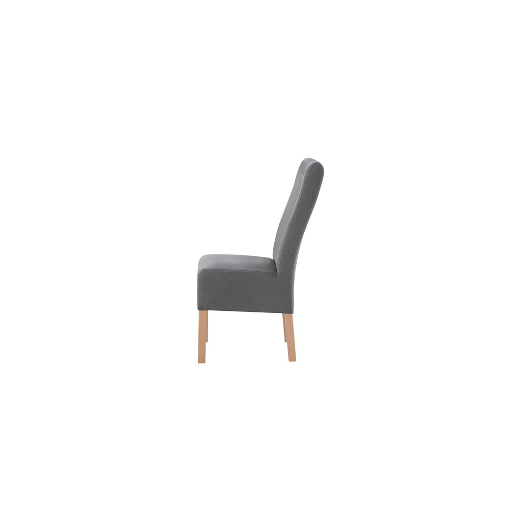 Čalúnená sivá stolička BLAINE