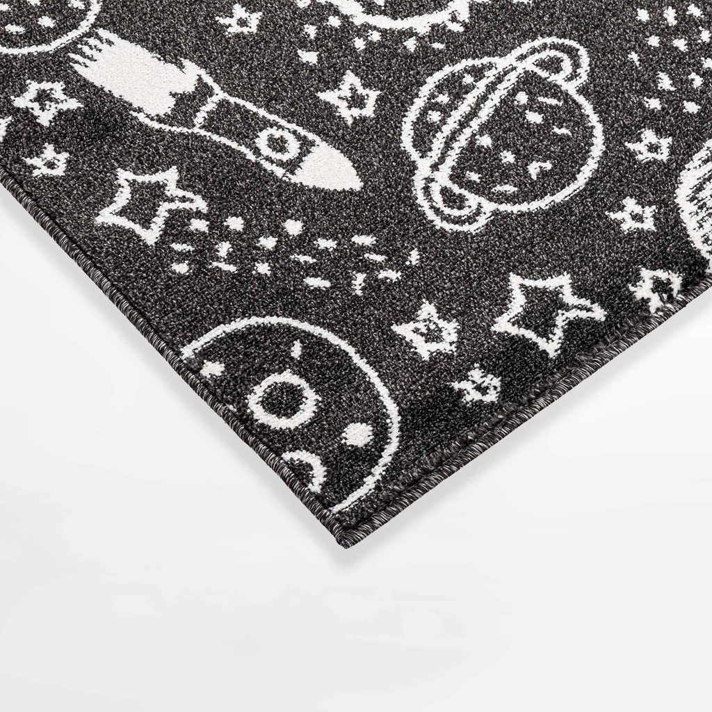 Koberec s vesmírnym motívom HAPPY, 80x150 cm