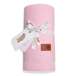 Detská deka bambusová ružová MAYA MOO 80x100 cm