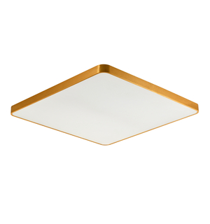 Stropná LED lampa štvorcová zlatá SIERRA 80 cm
