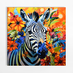 Obraz na plátne ZEBRA I 60x60 cm