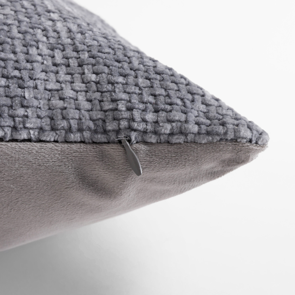 Dekoračná obliečka na vankúš sivá CARMON 45x45 cm