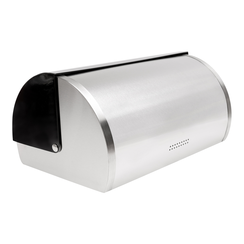 Kovový chlebník čierny