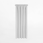 Záves na páske v striebornej farbe SUZAN 135x270 cm