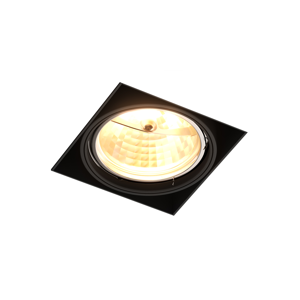 Zapustené 1-bodové osvetlenie čierne ONEON