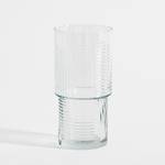 Vysoký ryhovaný pohár 400 ml