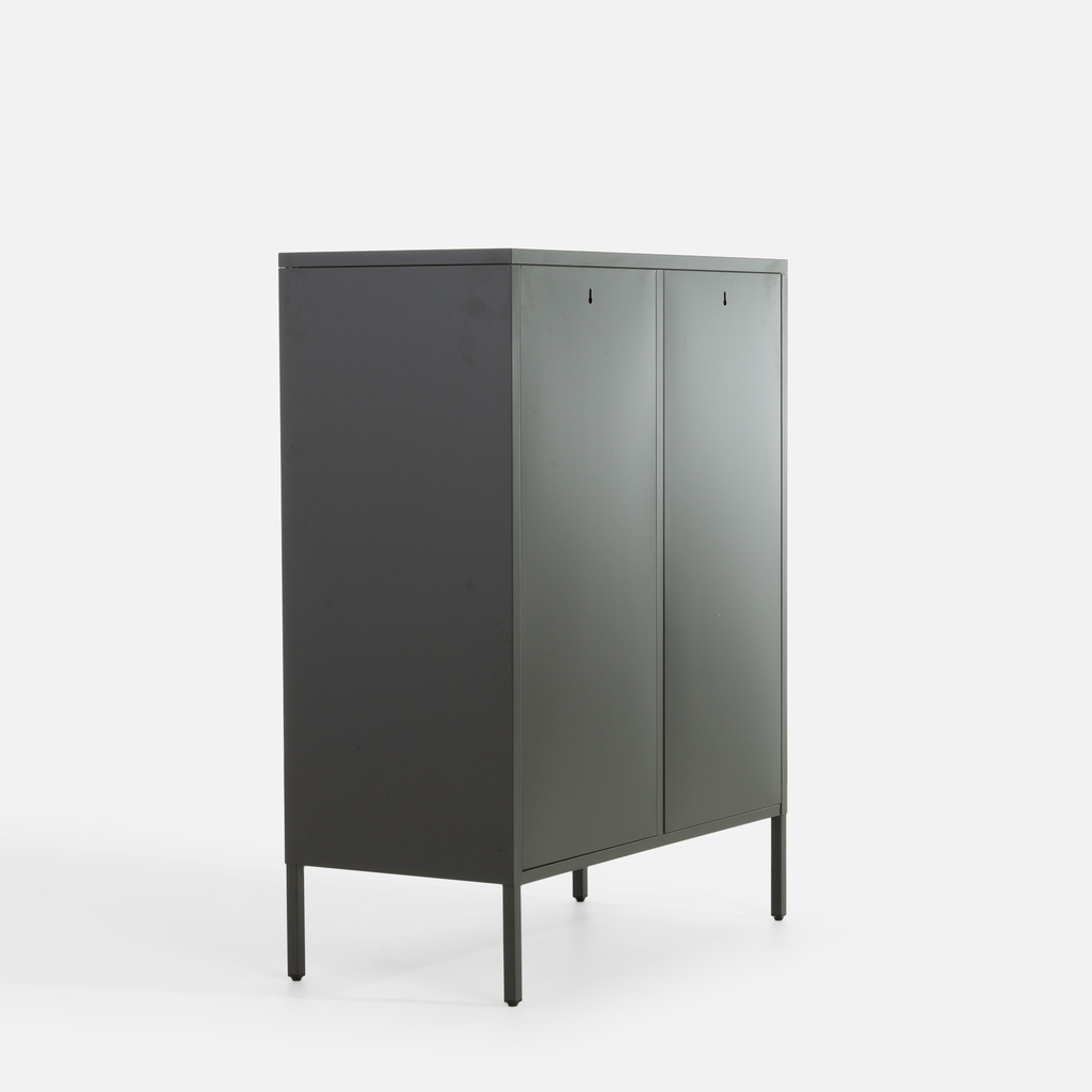 Kovová komoda čierna BLISFUL