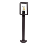 Vonkajšia stojacia lampa vysoká grafitová MALMO 68 cm