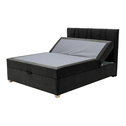 Kontinentálna posteľ MARGO, čierna 160x200 cm