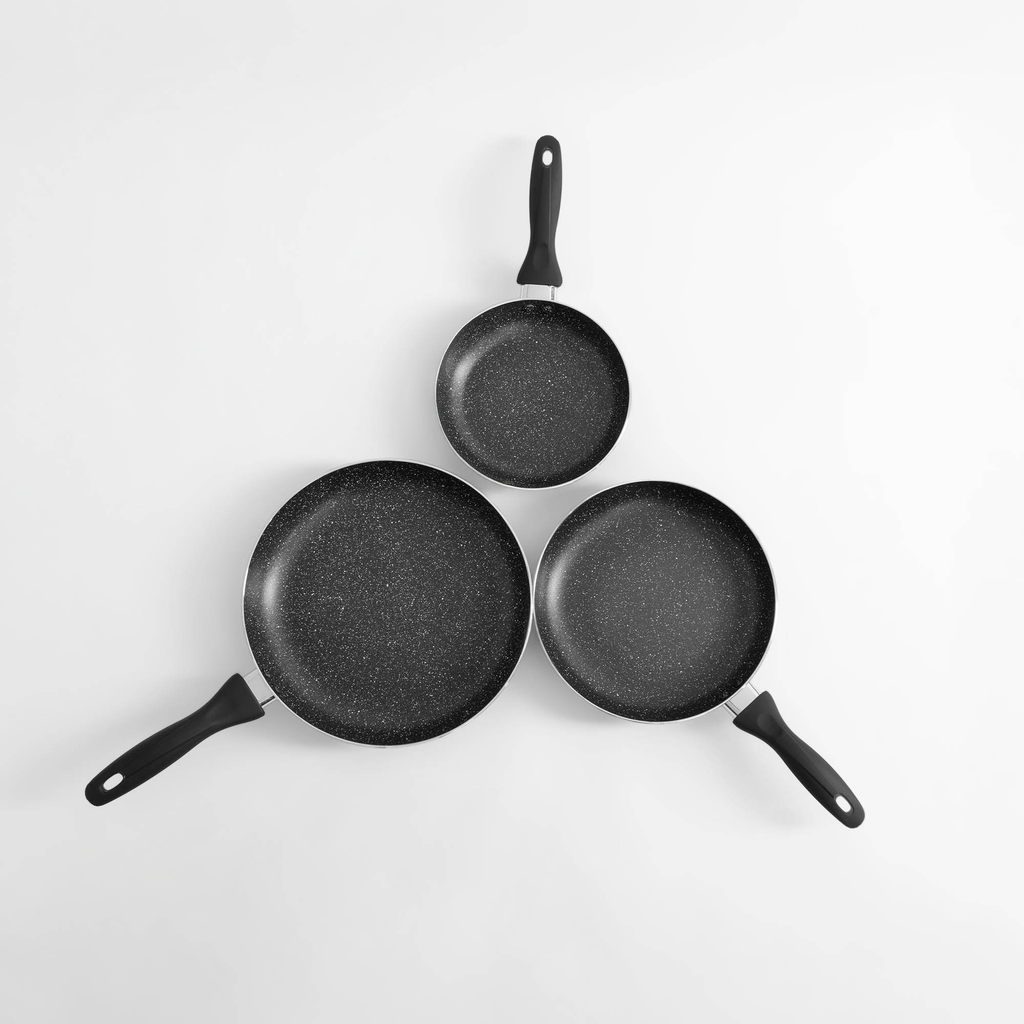 Súprava 3 panvíc na indukciu a plyn DAILY TREO 18/22/26 cm