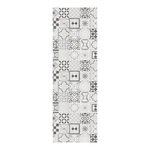 Behúň do kuchyne modrý, s marockým vzorom, 67x200 cm