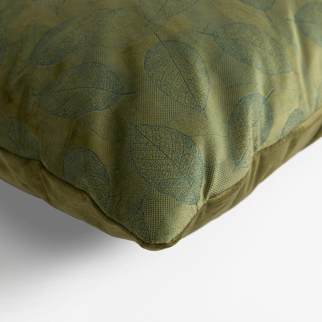 Obliečka na vankúš v listoch zelenej farby AURIR 45x45 cm