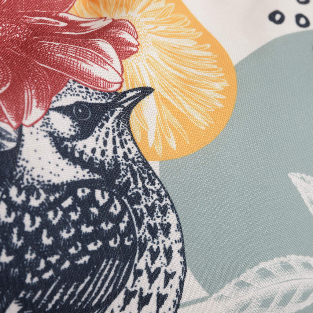 Dekoračná obliečka na vankúš v bielo-oranžovej farbe DALI 45x45 cm